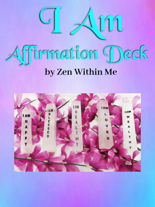 I Am Affirmation Deck by Zen Within Me